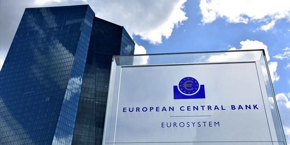 Avrupa Merkez Bankası girişindeki levha