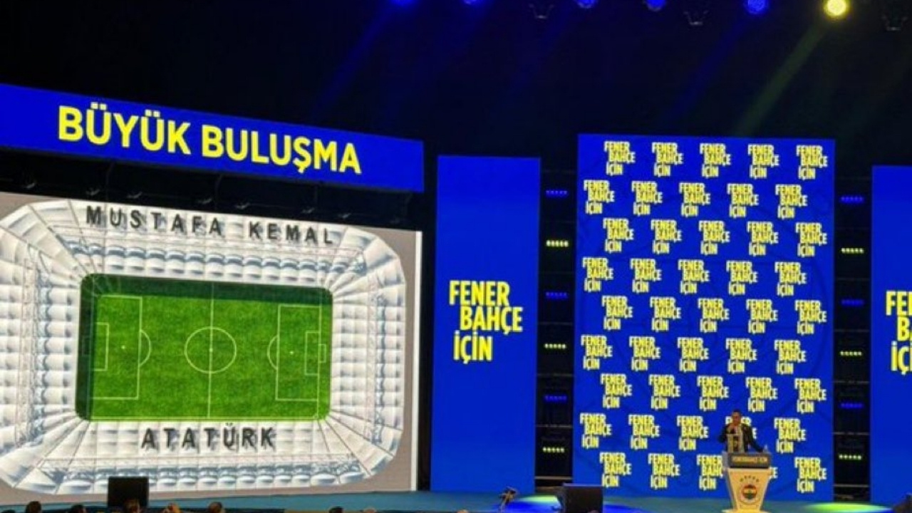 Başkan Ali Koç Fenerbahçe Stadyumu  için yeni projesini açıklarken