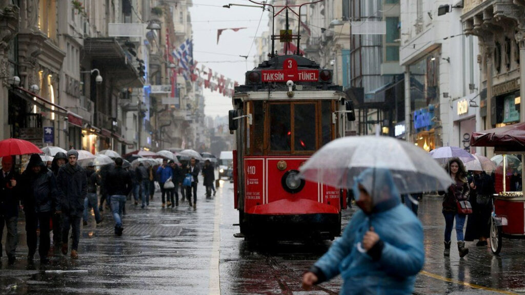 İstanbul’da Yağmur Alarmı Verildi